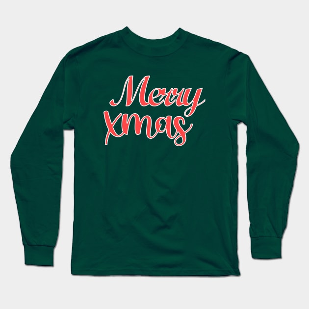 merry xmas Long Sleeve T-Shirt by sarahnash